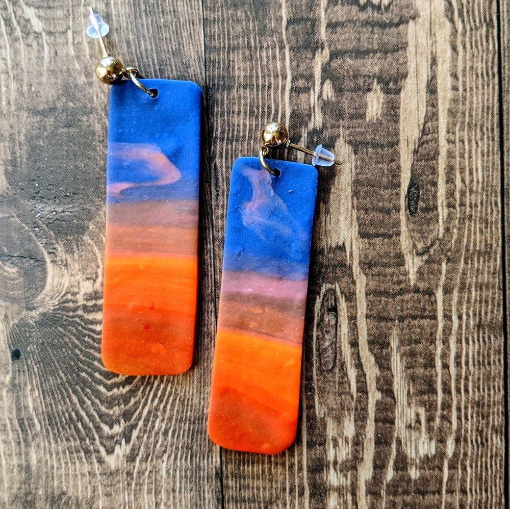 Polymer clay earrings 3 for $30